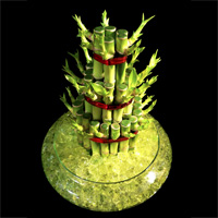 Gel rtenteur d'eau Floragel - Bambous